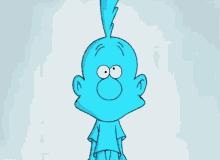 Gif animé de Titeuf bleu
